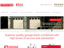 Tablet Screenshot of overheaddoorsnfld.com
